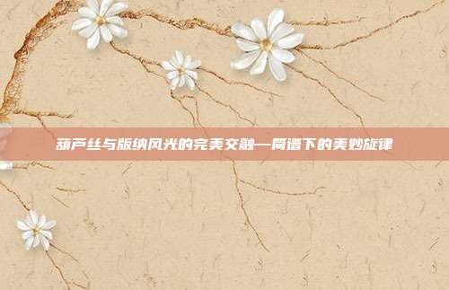 葫芦丝与版纳风光的完美交融—简谱下的美妙旋律