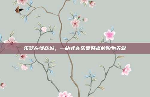 乐器在线商城，一站式音乐爱好者的购物天堂