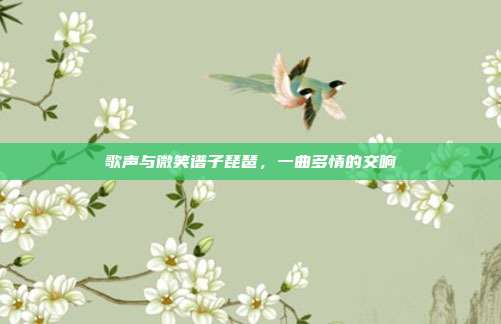歌声与微笑谱子琵琶，一曲多情的交响