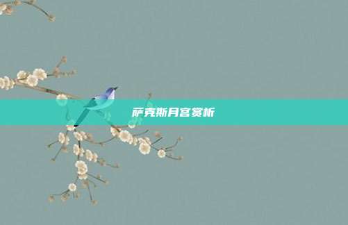 萨克斯月宫赏析