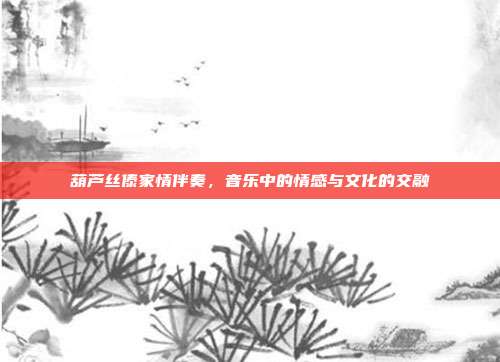 葫芦丝傣家情伴奏，音乐中的情感与文化的交融
