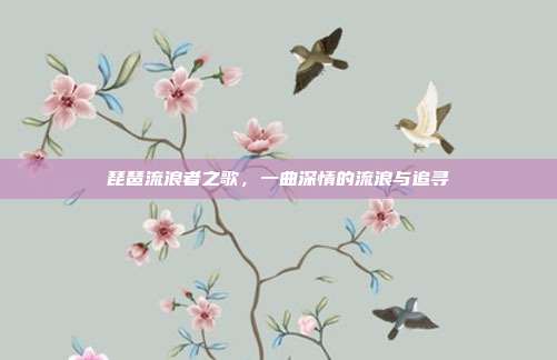 琵琶流浪者之歌,一曲深情的流浪与追寻