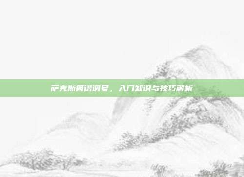 萨克斯简谱调号,入门知识与技巧解析
