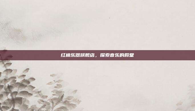 红棉乐器旗舰店，探索音乐的殿堂