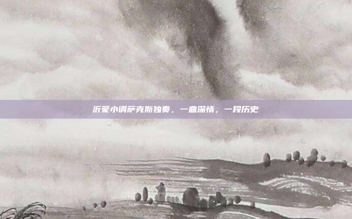 沂蒙小调萨克斯独奏，一曲深情，一段历史