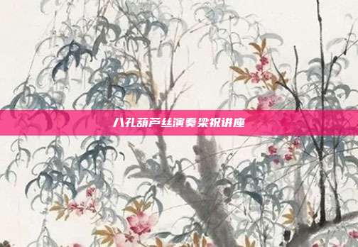 八孔葫芦丝演奏梁祝讲座