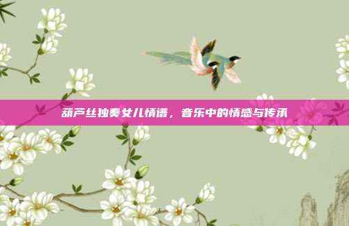 葫芦丝独奏女儿情谱，音乐中的情感与传承