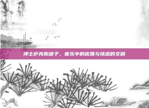 绅士萨克斯谱子，音乐中的优雅与情感的交融