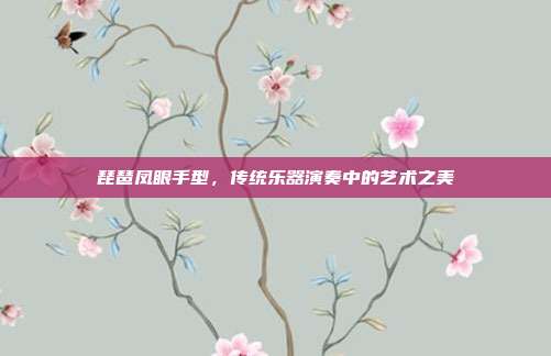 琵琶凤眼手型，传统乐器演奏中的艺术之美