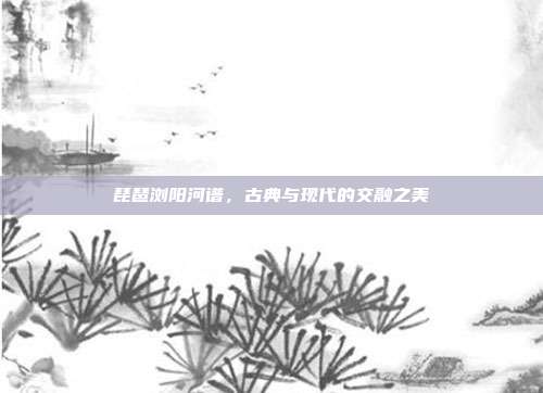 琵琶浏阳河谱，古典与现代的交融之美