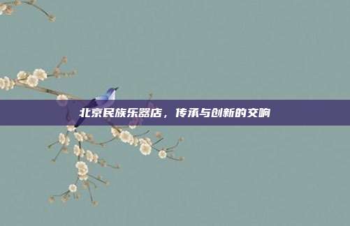 北京民族乐器店，传承与创新的交响