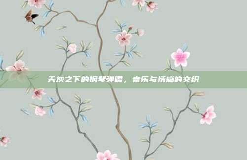 天灰之下的钢琴弹唱，音乐与情感的交织