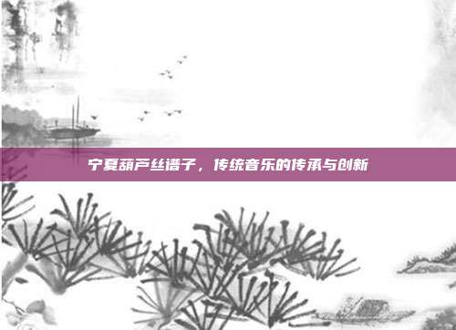 宁夏葫芦丝谱子，传统音乐的传承与创新