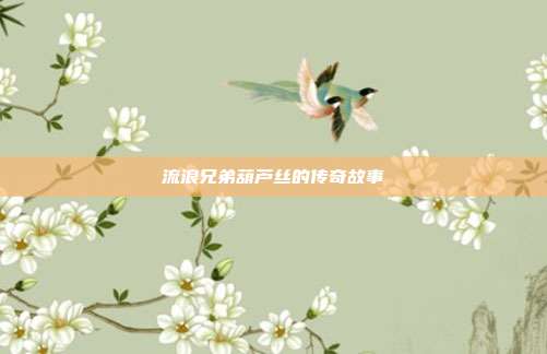 流浪兄弟葫芦丝的传奇故事