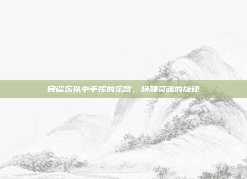 民谣乐队中手摇的乐器，唤醒灵魂的旋律