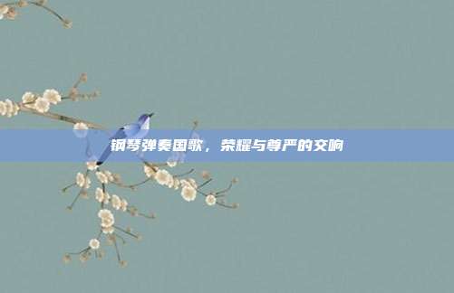 钢琴弹奏国歌，荣耀与尊严的交响