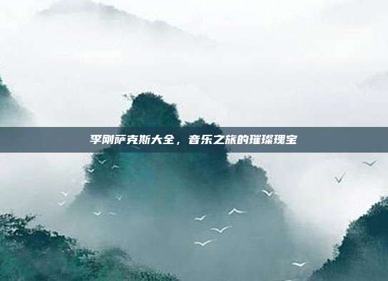 李刚萨克斯大全，音乐之旅的璀璨瑰宝