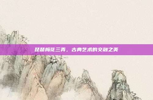 琵琶梅花三弄，古典艺术的交融之美