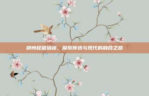 郑州琵琶培训，探索传统与现代的融合之路
