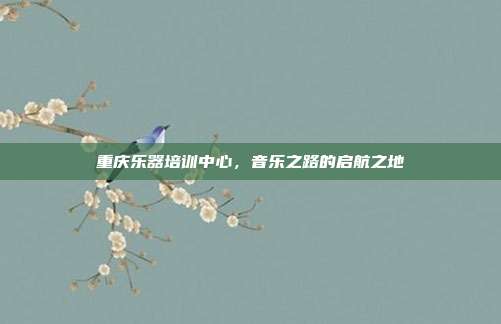 重庆乐器培训中心,音乐之路的启航之地