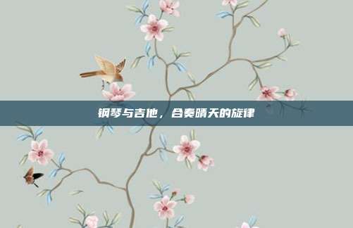 钢琴与吉他,合奏晴天的旋律