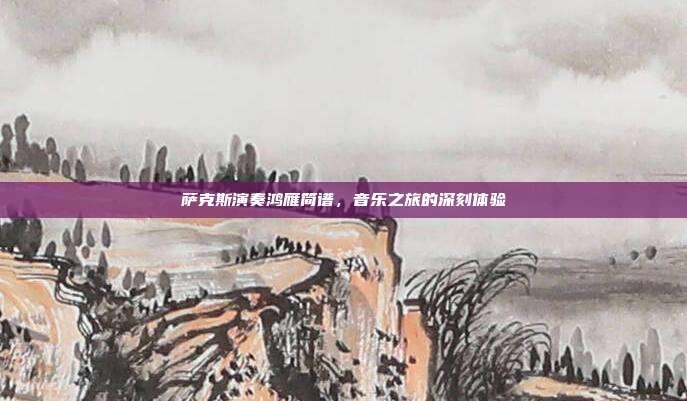 萨克斯演奏鸿雁简谱，音乐之旅的深刻体验