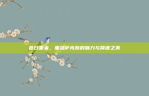 昔日重来,重温萨克斯的魅力与简谱之美