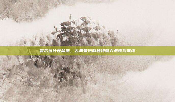 查尔达什琵琶谱，古典音乐的独特魅力与现代演绎