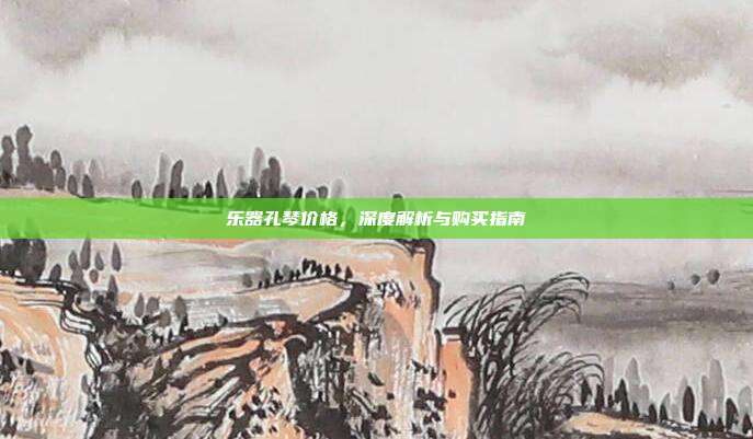 乐器孔琴价格，深度解析与购买指南