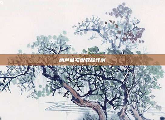 葫芦丝考级教程详解