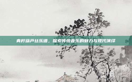 青柠葫芦丝乐谱，探索传统音乐的魅力与现代演绎