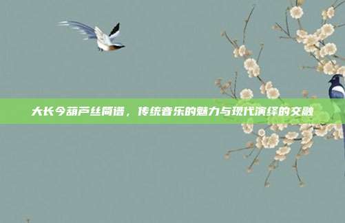 大长今葫芦丝简谱,传统音乐的魅力与现代演绎的交融