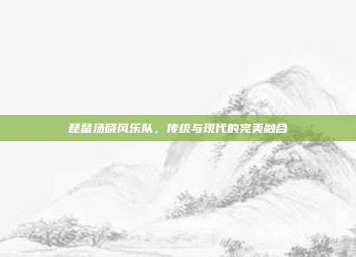 琵琶汤晓风乐队，传统与现代的完美融合