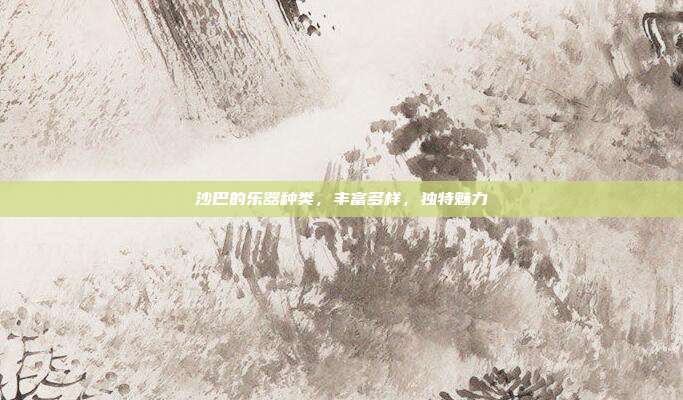 沙巴的乐器种类，丰富多样，独特魅力