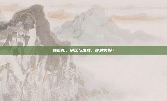 琵琶弦，钢丝与尼龙，哪种更好？