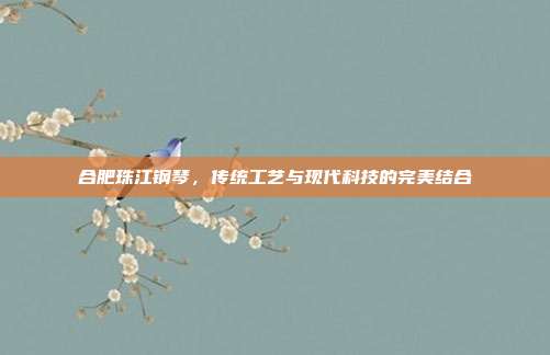 合肥珠江钢琴，传统工艺与现代科技的完美结合
