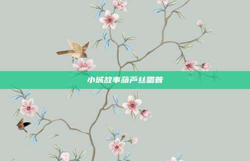 小城故事葫芦丝唱普