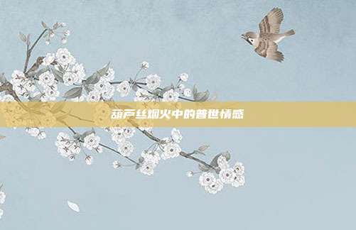 葫芦丝烟火中的普世情感