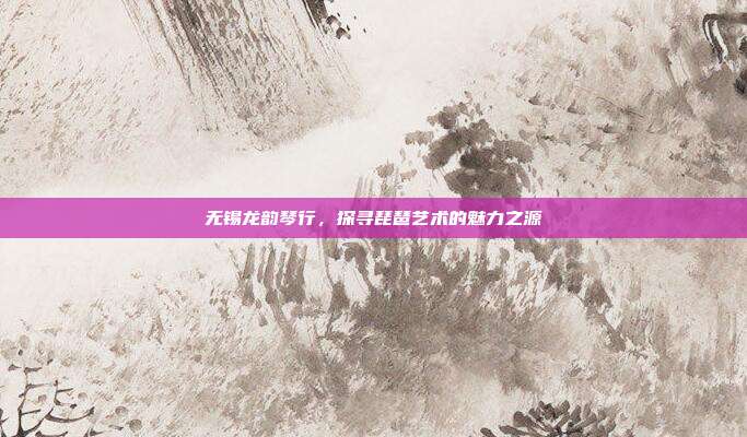 无锡龙韵琴行，探寻琵琶艺术的魅力之源