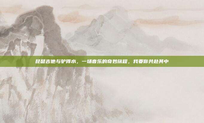 琵琶吉他与驴得水，一场音乐的奇妙旅程，我要你共赴其中