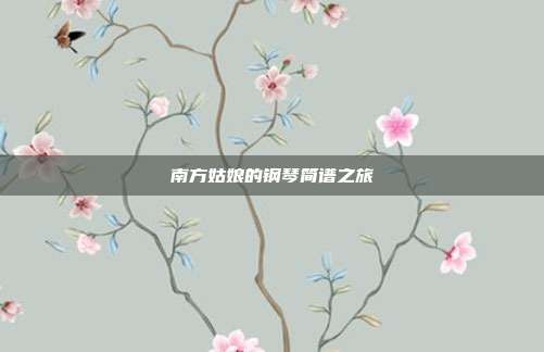 南方姑娘的钢琴简谱之旅