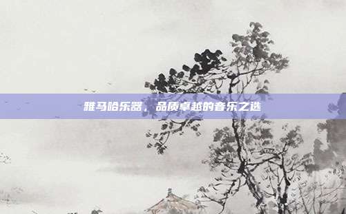 雅马哈乐器，品质卓越的音乐之选