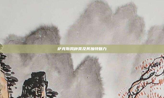 萨克斯风种类及其独特魅力