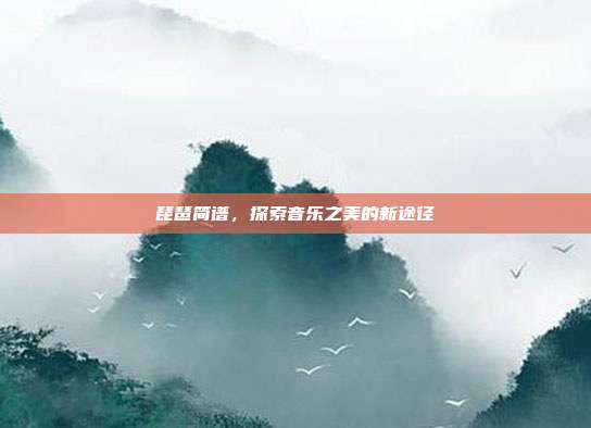 琵琶简谱，探索音乐之美的新途径