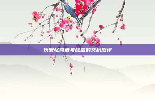 长安忆简谱与琵琶的交织旋律