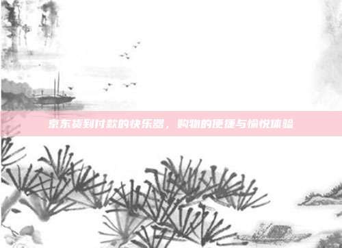 京东货到付款的快乐器，购物的便捷与愉悦体验