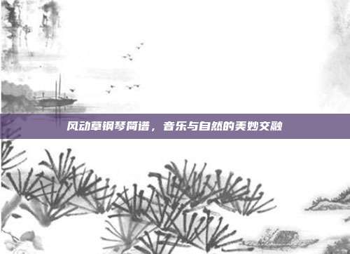 风动草钢琴简谱，音乐与自然的美妙交融