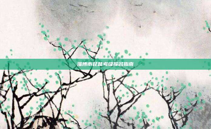 淄博市琵琶考级报名指南