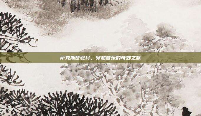 萨克斯梦驼铃，穿越音乐的奇妙之旅