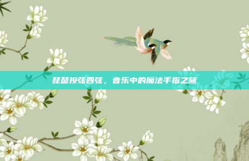 琵琶按弦四弦，音乐中的魔法手指之旅
